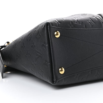 Louis Vuitton Empreinte V Tote MM Black 9 of 10
