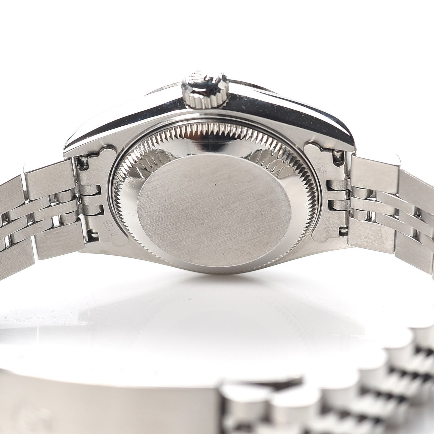 Stainless Steel 18K White Gold Diamond 26mm Oyster Perpetual Datejust Watch Silver Jubilee 79174