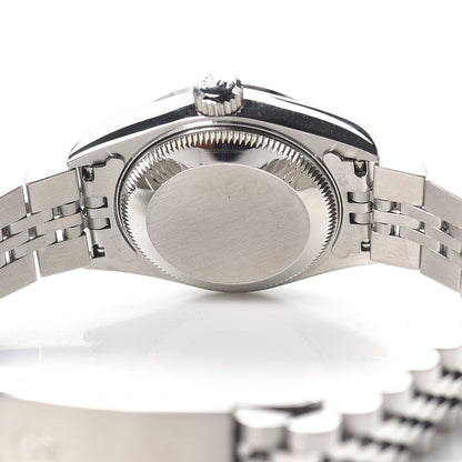 Rolex Stainless Steel 18K White Gold Diamond 26mm Oyster Perpetual Datejust Watch Silver Jubilee 79174 4 of 6