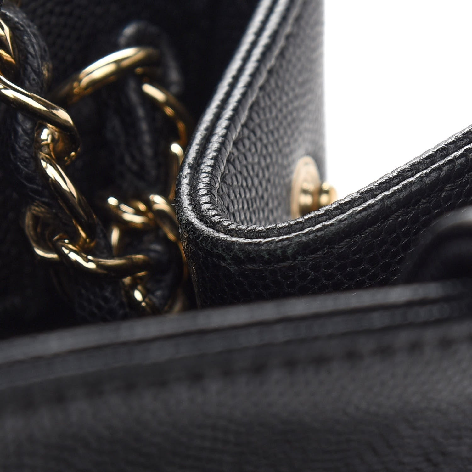 Chanel Caviar Quilted Small Business Affinity Shopping Bag Black 11 of 13