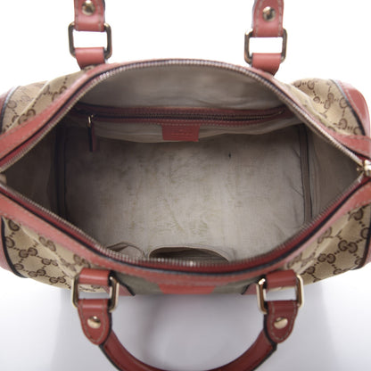 Gucci Monogram Vintage Web Medium Boston Pink 5 of 15