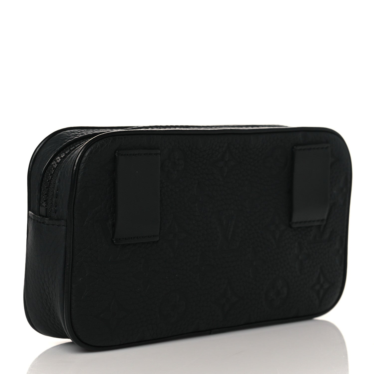 Louis Vuitton Taurillon Monogram Uniformes Solar Ray Soft Pochette Volga Belt Bag Black 3 of 9