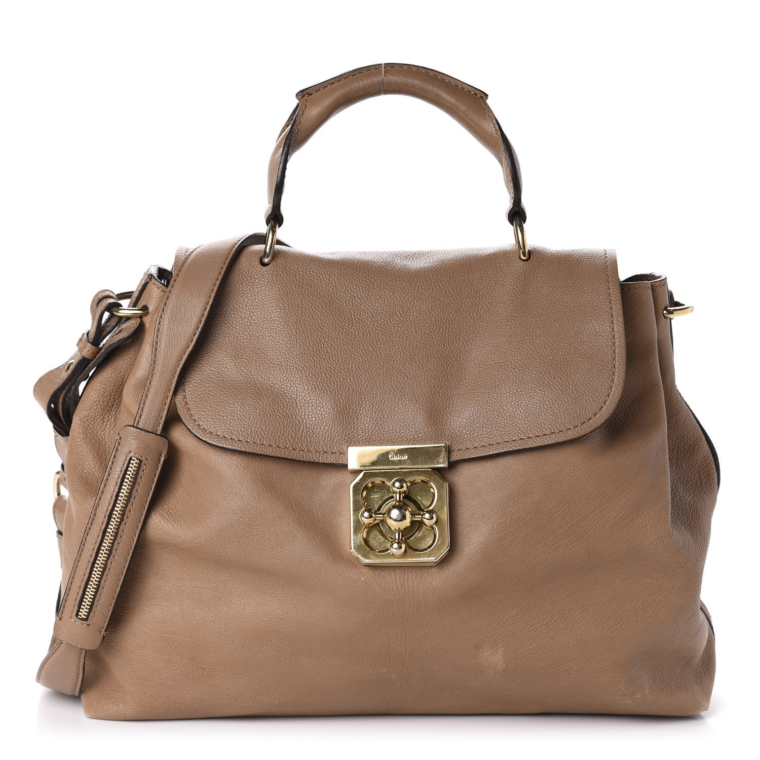 Chloe Calfskin Medium Elsie Satchel Nut 1 of 10