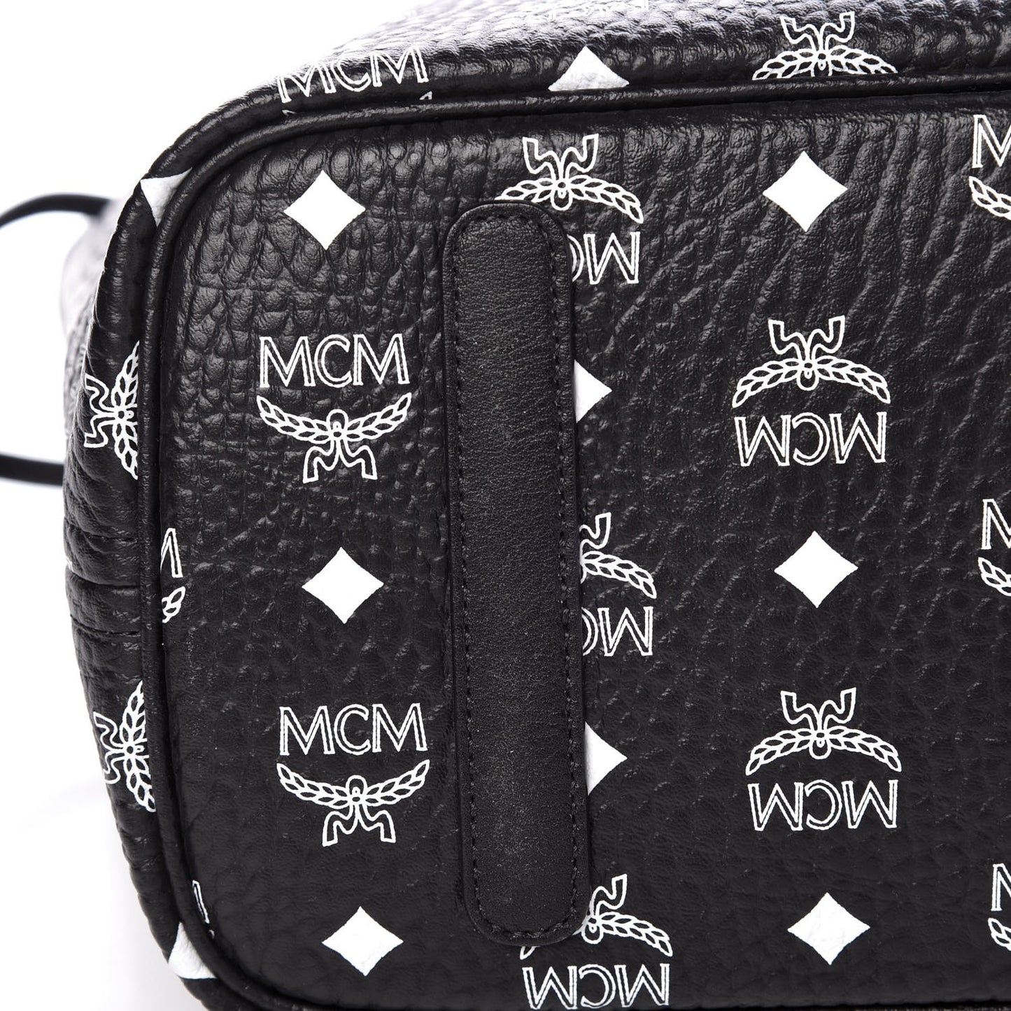 Visetos Medium Reversible Shopper Tote Black