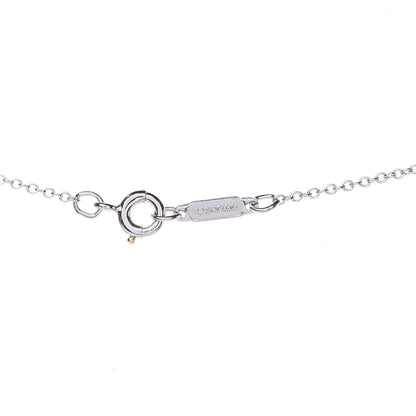 Tiffany Platinum Diamond Cross Stitch Pendant Necklace 5 of 6