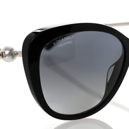Chanel Acetate Pearl Polarized Winter Butterfly Sunglasses 5338-H-A Black 7 of 8