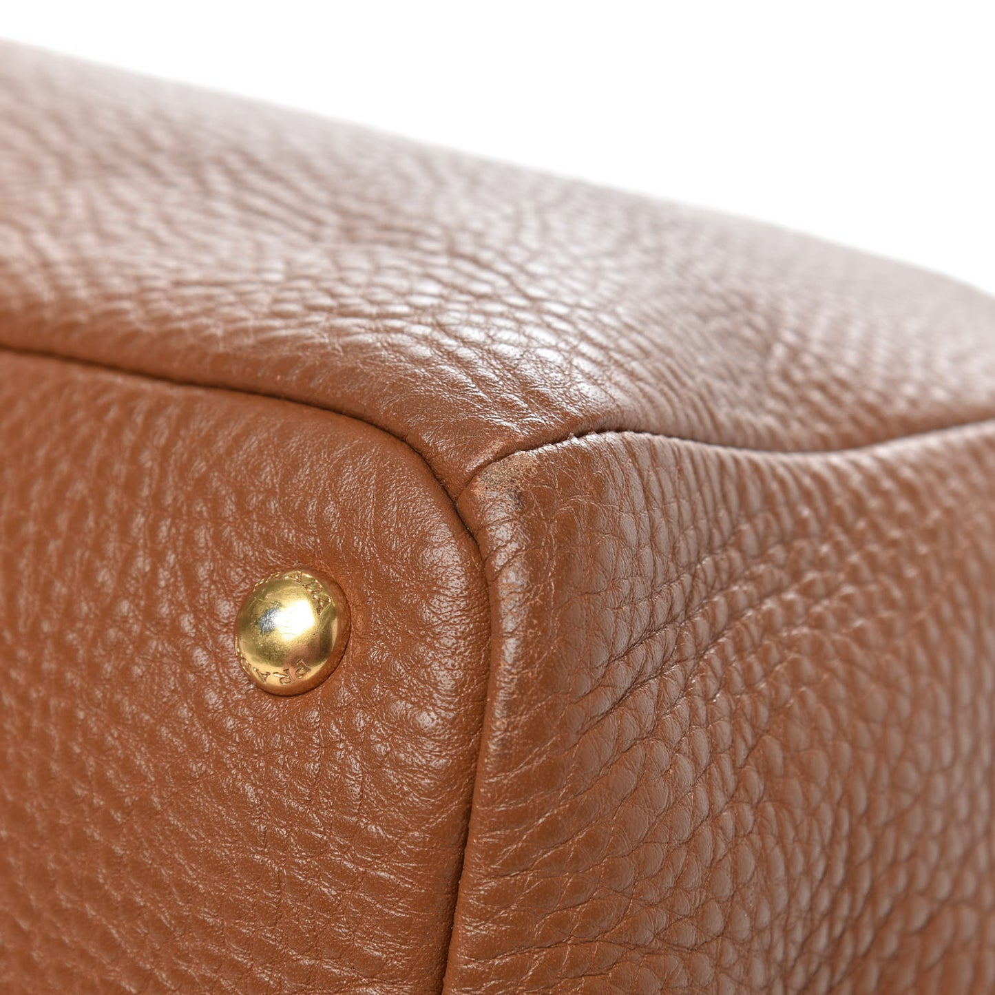 Vitello Daino Tote Brandy