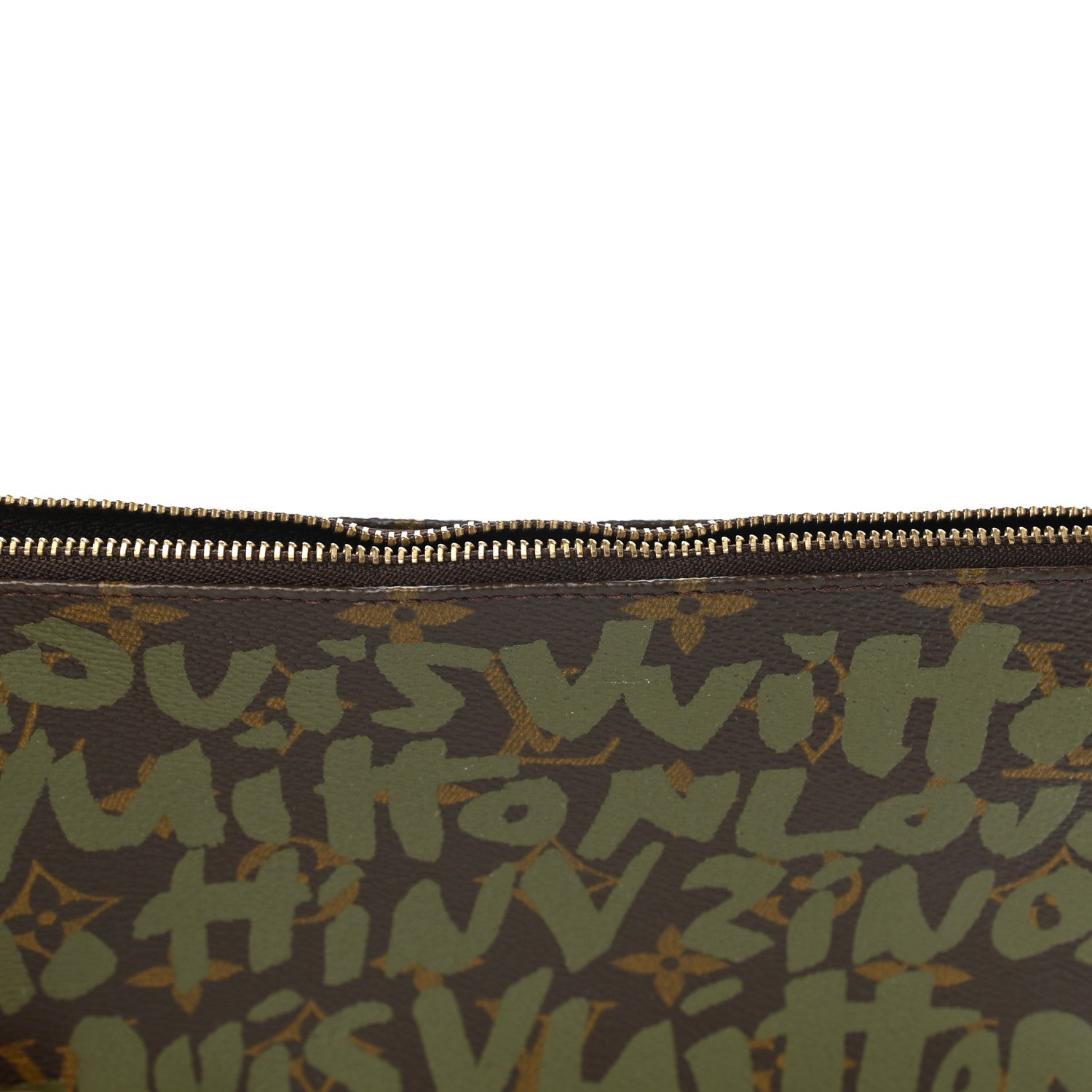 Louis Vuitton Monogram Graffiti Pochette Accessories Kaki 8 of 9