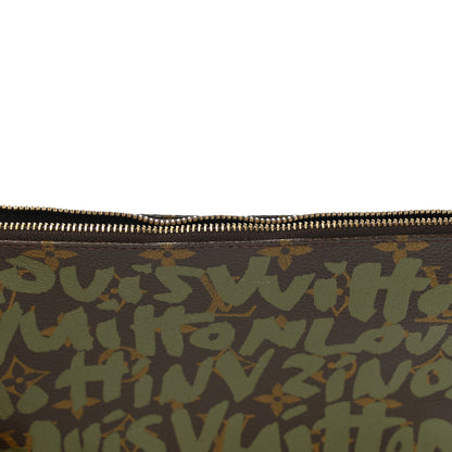 Louis Vuitton Monogram Graffiti Pochette Accessories Kaki 8 of 9