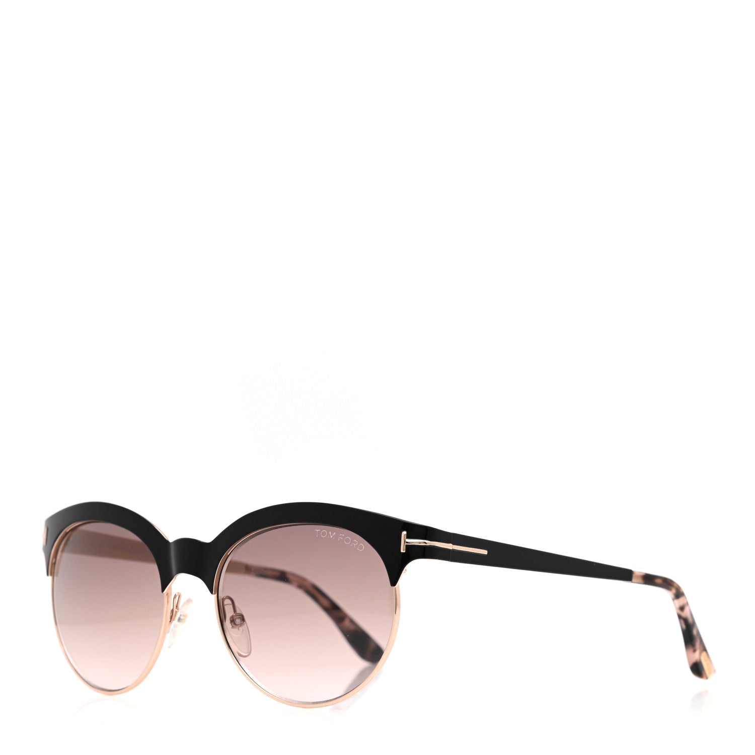 Tom Ford Angela Sunglasses TF438 Black and Tortoise 1 of 7