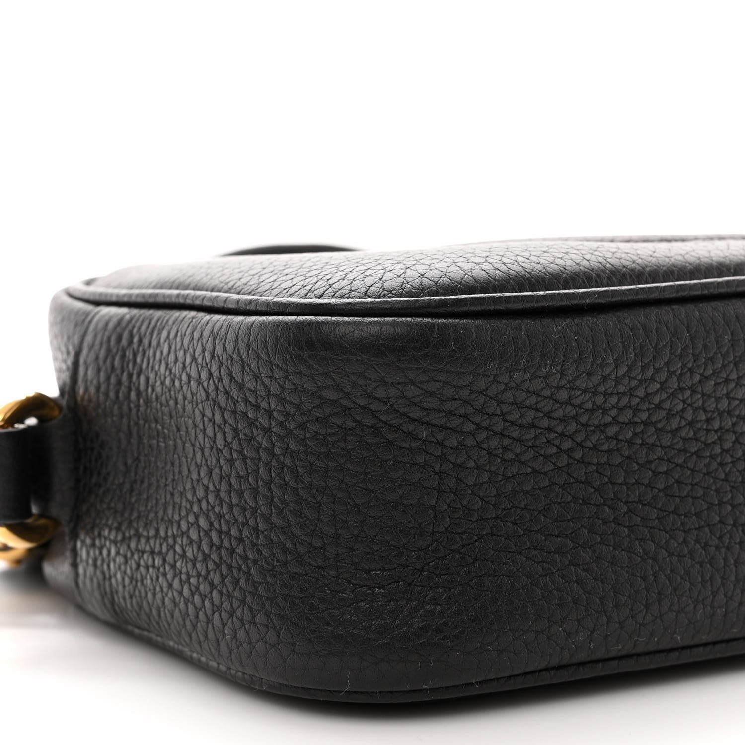 Gucci Pebbled Calfskin Mini Soho Disco Bag Black 9 of 11