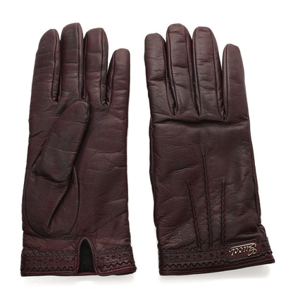 Gucci Nappa Gloves 8 Brown 2 of 4