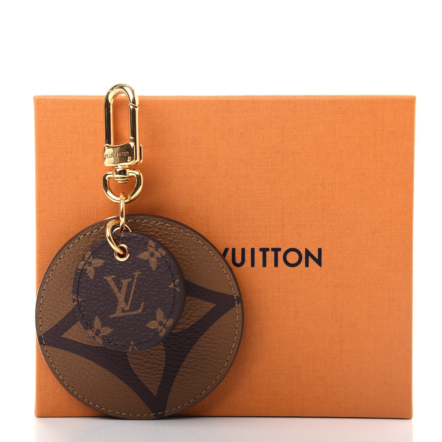 Louis Vuitton Monogram Reverse Key Holder Bag Charm 4 of 4