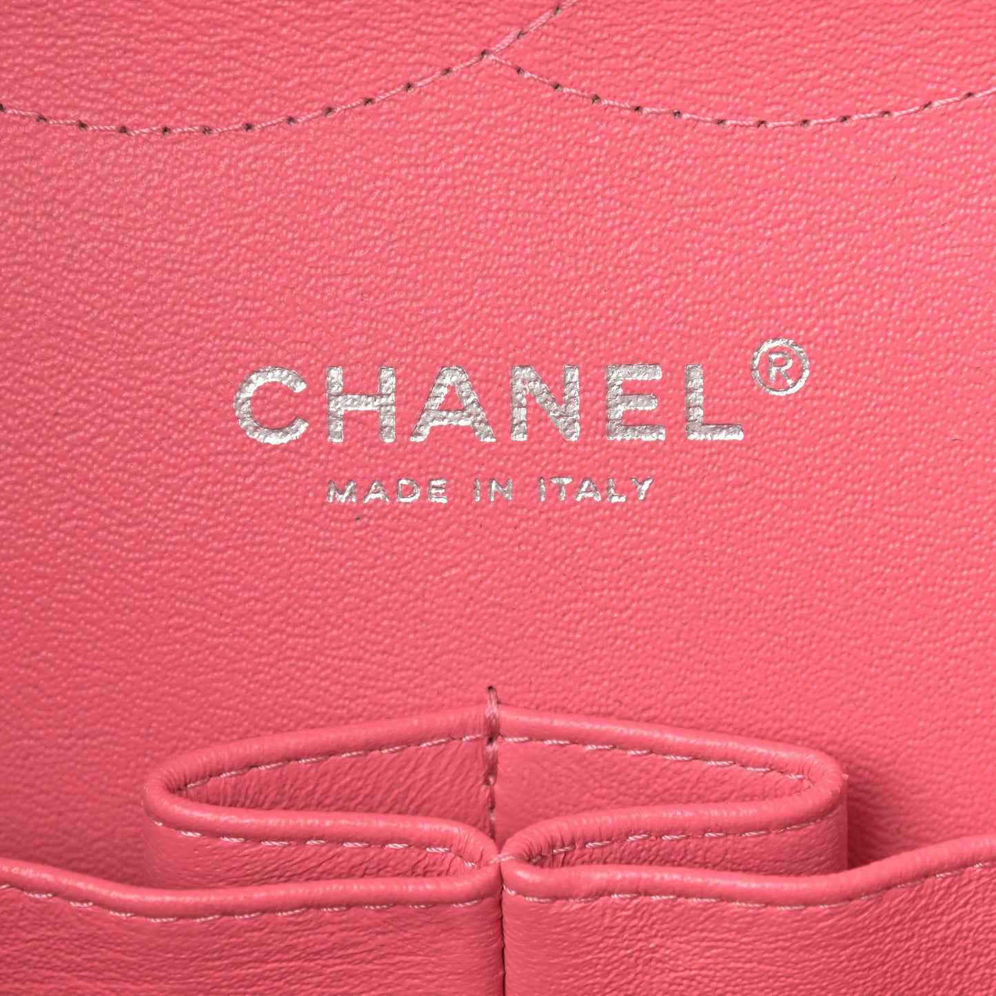 Patent Quilted Jumbo Double Flap Pink