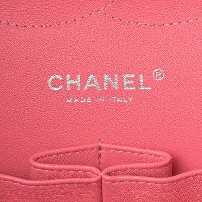 Chanel Patent Quilted Jumbo Double Flap Pink 6 of 14