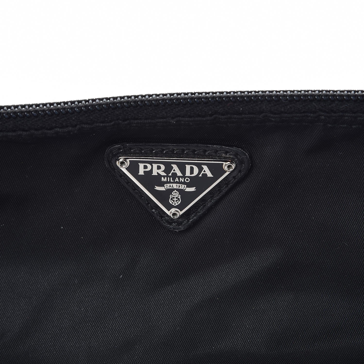 Prada Tessuto Nylon Vela Cosmetic Pouch Black 6 of 10