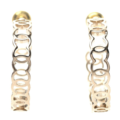 Chanel Metal CC Hoop Earrings Gold 1 of 4