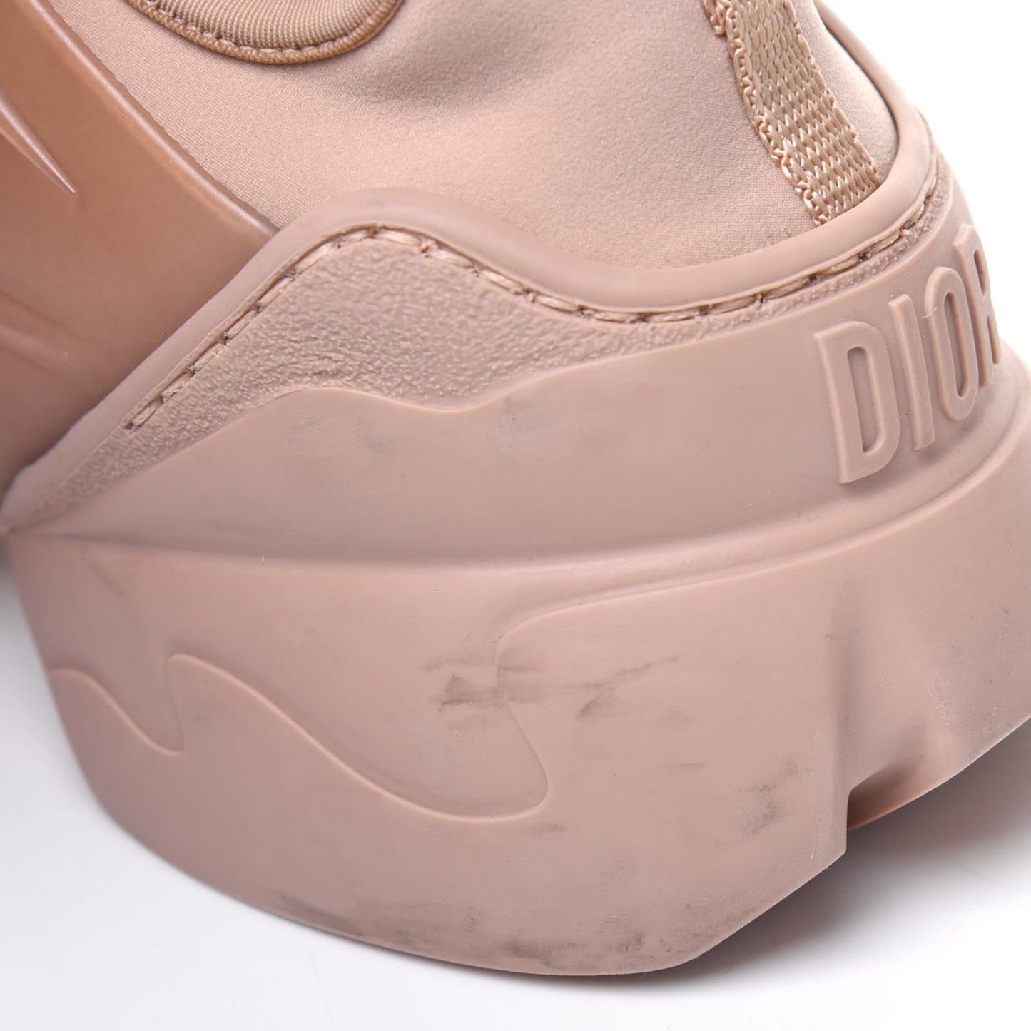 Neoprene Rubber Womens D-Connect Sneakers 36 Nude