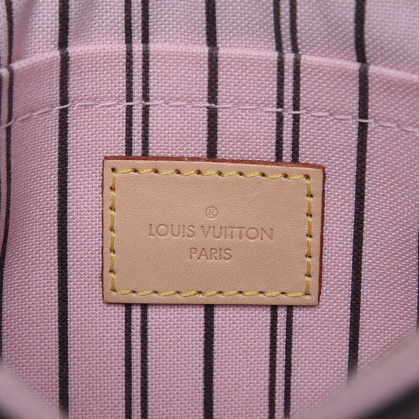 Monogram Neverfull MM GM Pochette Rose Ballerine