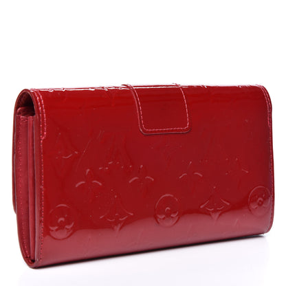 Louis Vuitton Vernis Sarah Noeud Wallet Pomme D'Amour 2 of 10