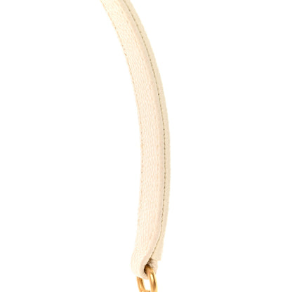 Chanel Shiny Caviar Quilted Small Chain Melody Flap White 11 of 12