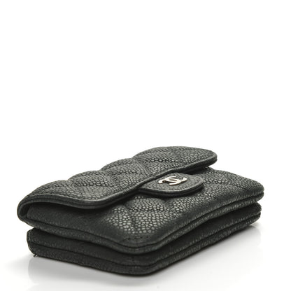 Chanel Iridescent Caviar Quilted Coin Purse Black 4 of 8