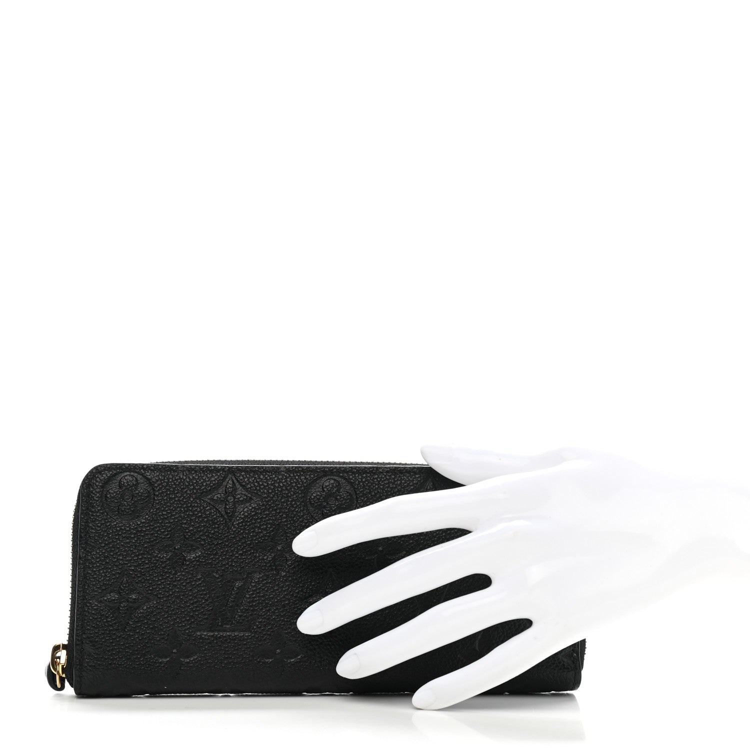 Louis Vuitton Empreinte Clemence Wallet Black 2 of 7