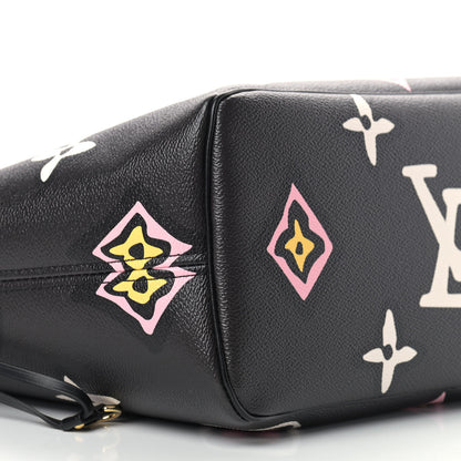 Louis Vuitton Monogram Giant Wild At Heart Neverfull MM Black 7 of 8