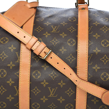 Louis Vuitton Monogram Keepall Bandouliere 55 16 of 16