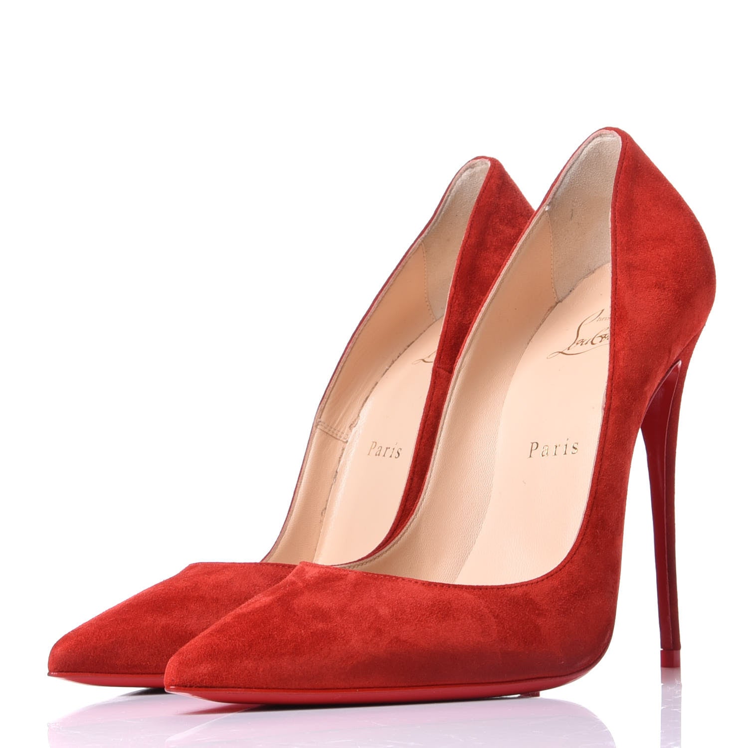 Christian Louboutin Veau Velours So Kate 120 Pumps 39 Loubi 3 of 9