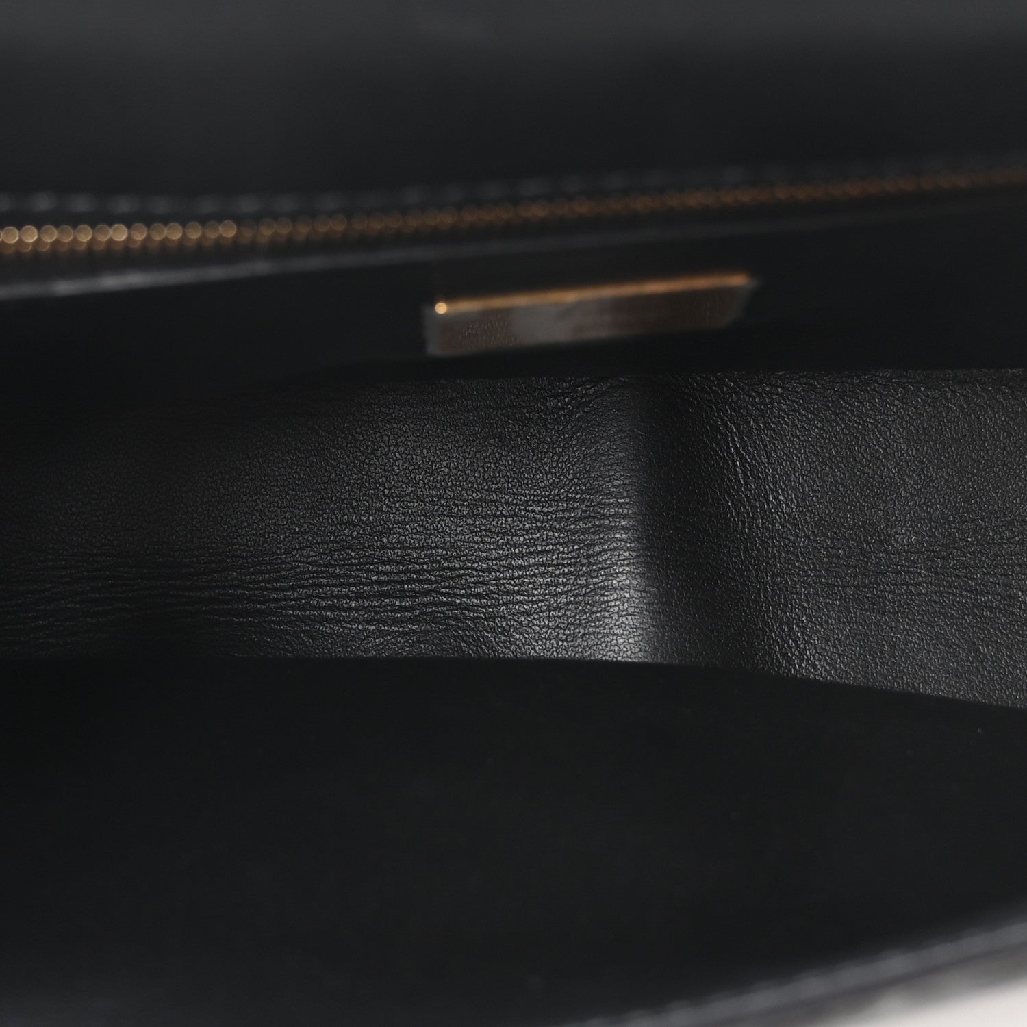 Fendi Nappa Small FF Embossed Midi Chain Baguette Black 5 of 10