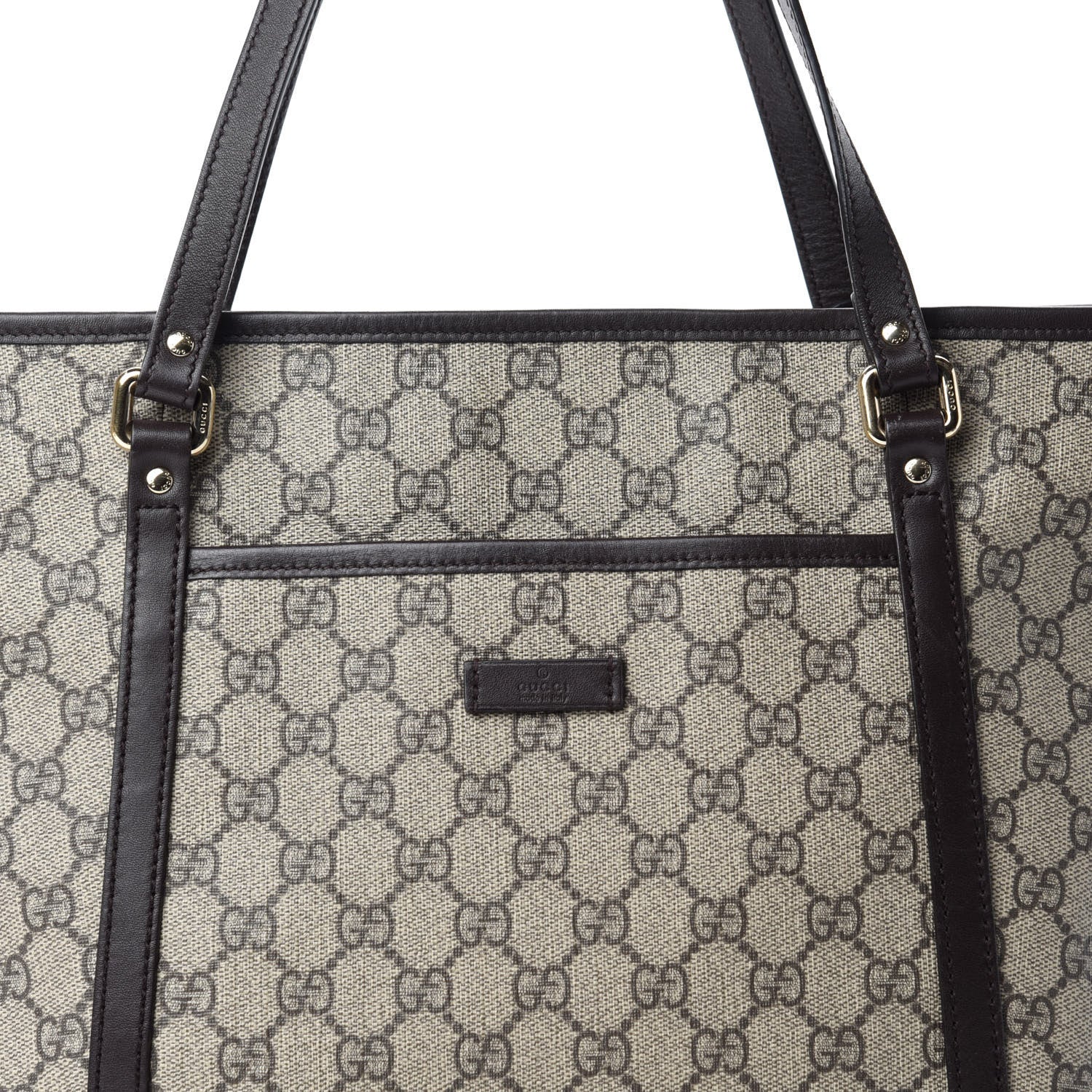 Gucci GG Supreme Monogram Medium Joy Tote Dark Brown 11 of 11