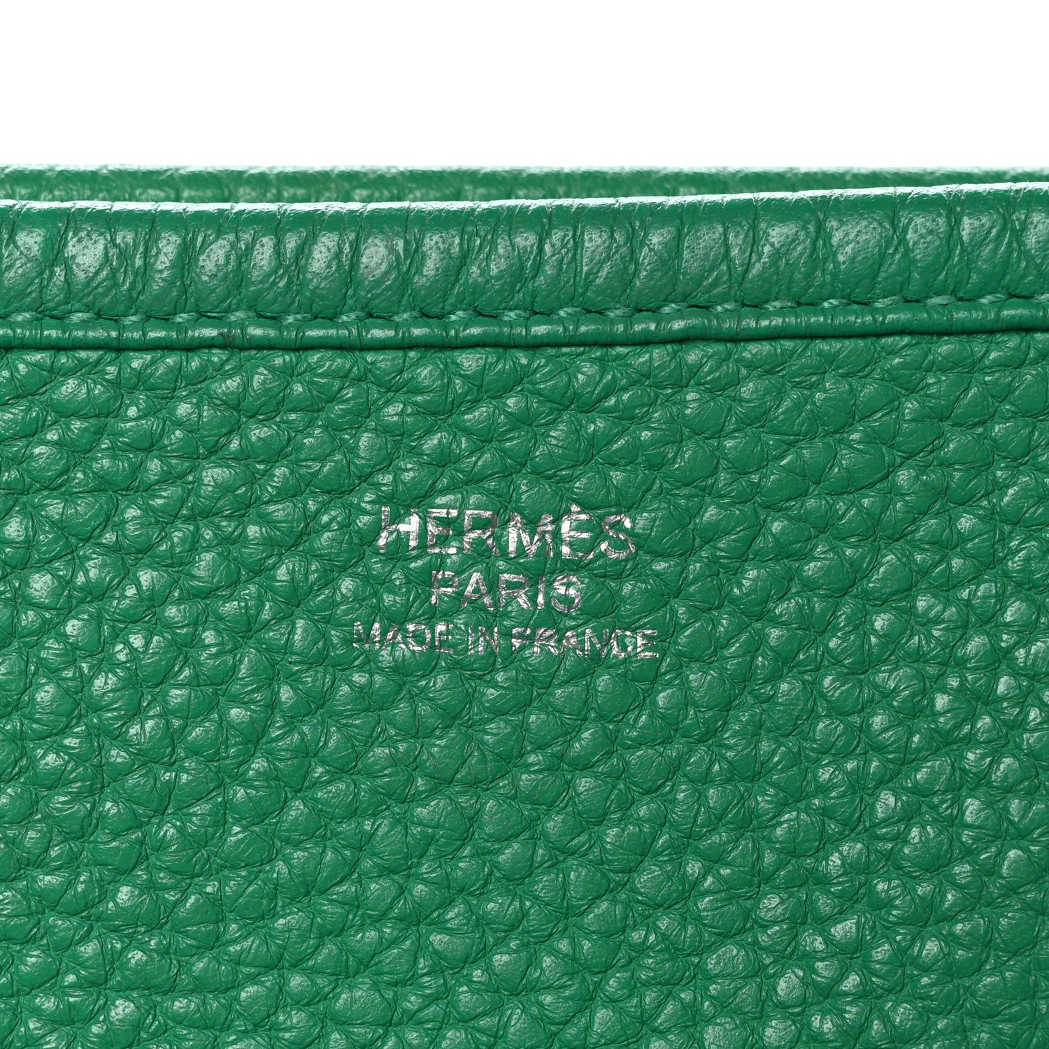 Hermes Taurillon Clemence Evelyne III GM Menthe 6 of 10