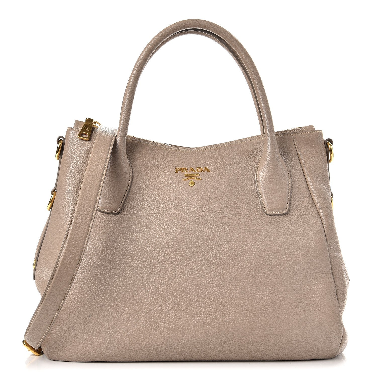 Prada Vitello Daino Tote Pomice 1 of 11