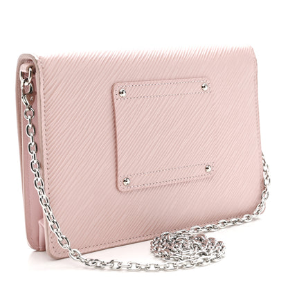 Louis Vuitton Epi Twist Belt Chain Wallet Rose Ballerine 3 of 11