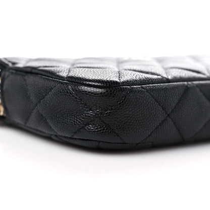 Chanel Caviar Quilted Small Clutch With Chain Black 10 of 13