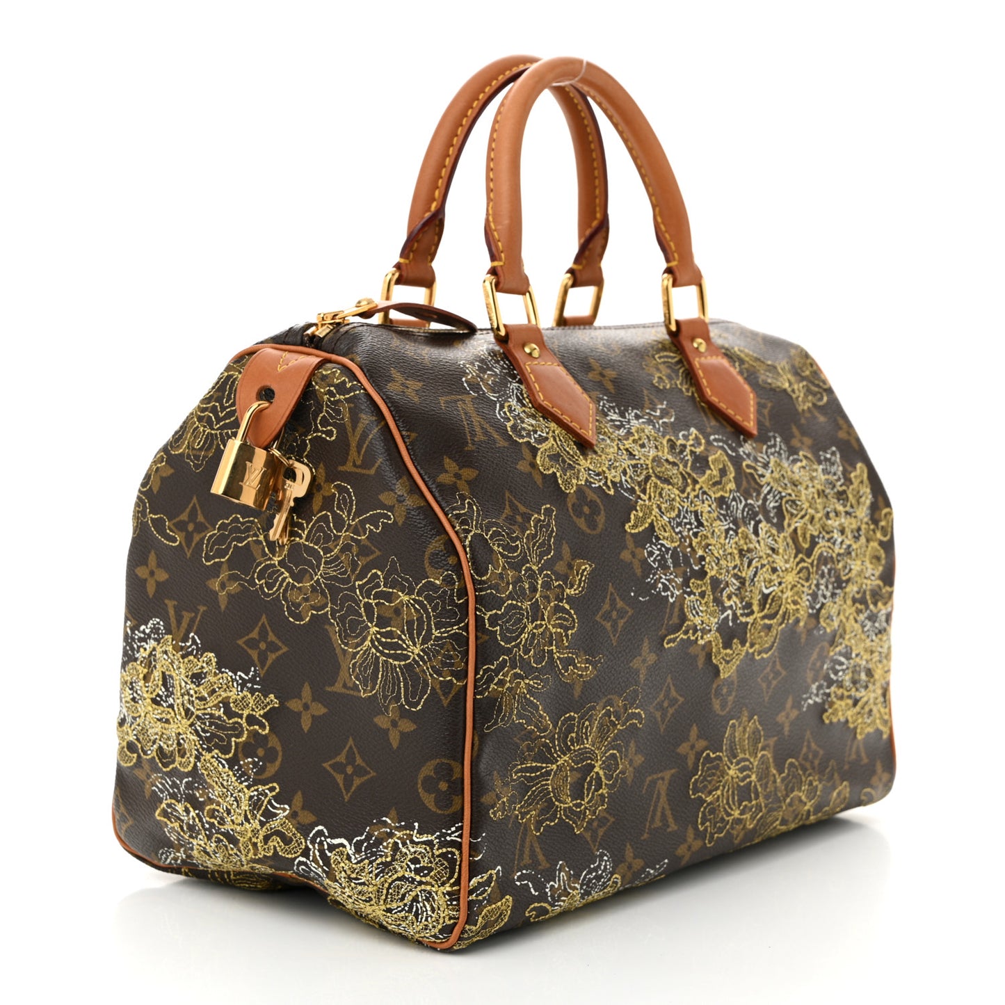 Monogram Dentelle Speedy 30 Gold