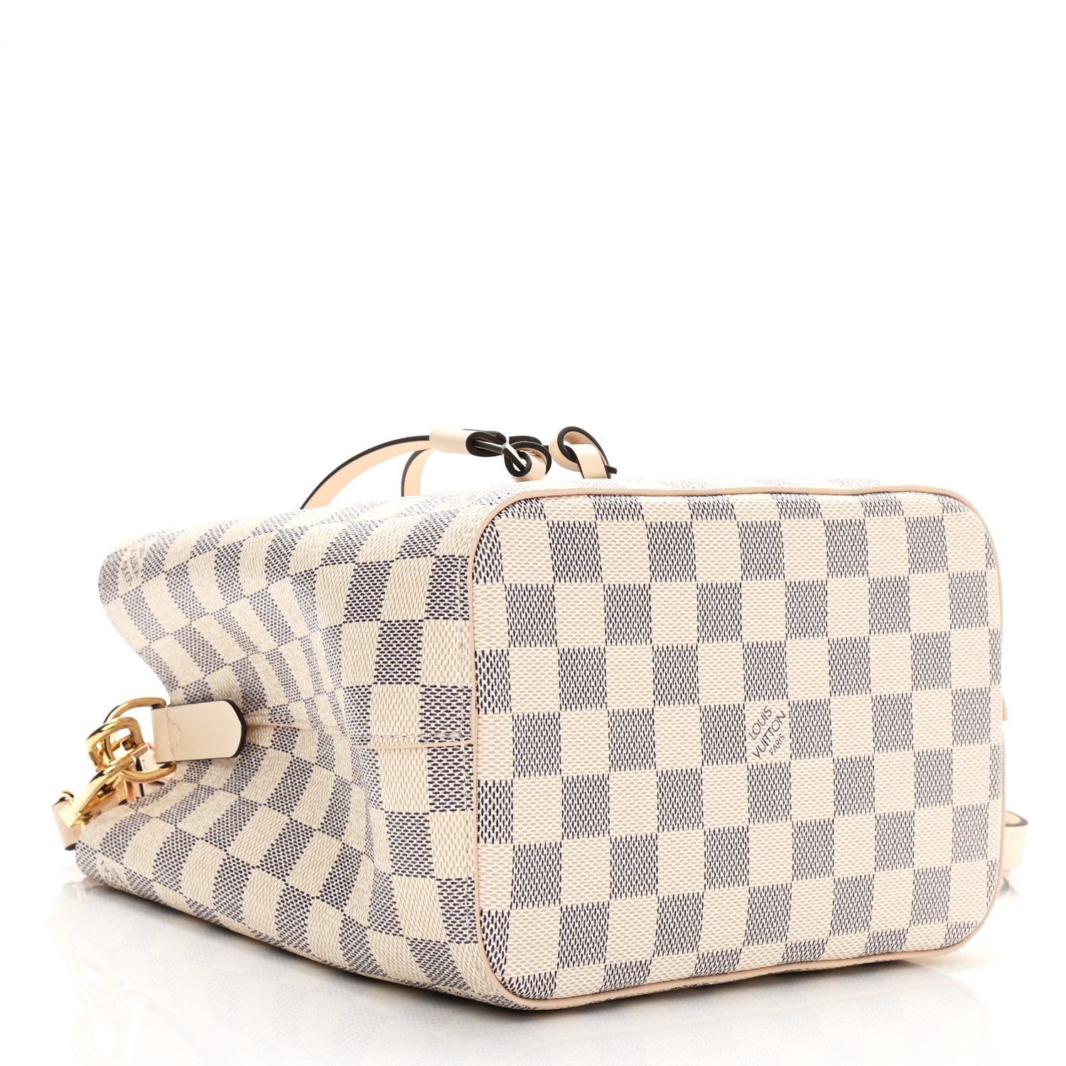 Louis Vuitton Damier Azur Braided Neonoe BB Pink 4 of 10