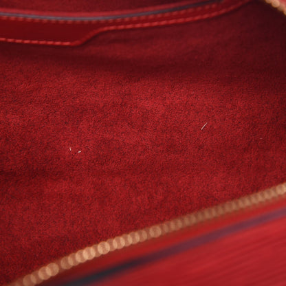 Louis Vuitton Epi Soufflot Castillan Red 8 of 10