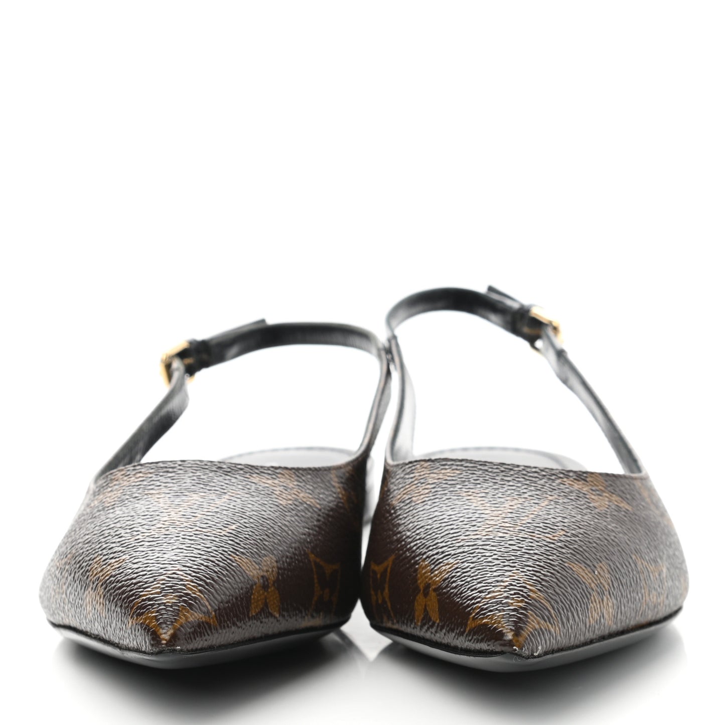 Patent Monogram Cherie Slingback Ballerina Flats 36.5