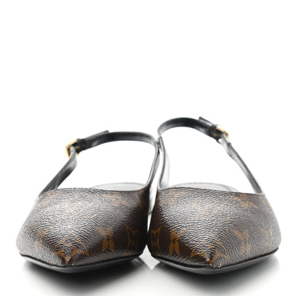 Louis Vuitton Patent Monogram Cherie Slingback Ballerina Flats 36.5 2 of 9