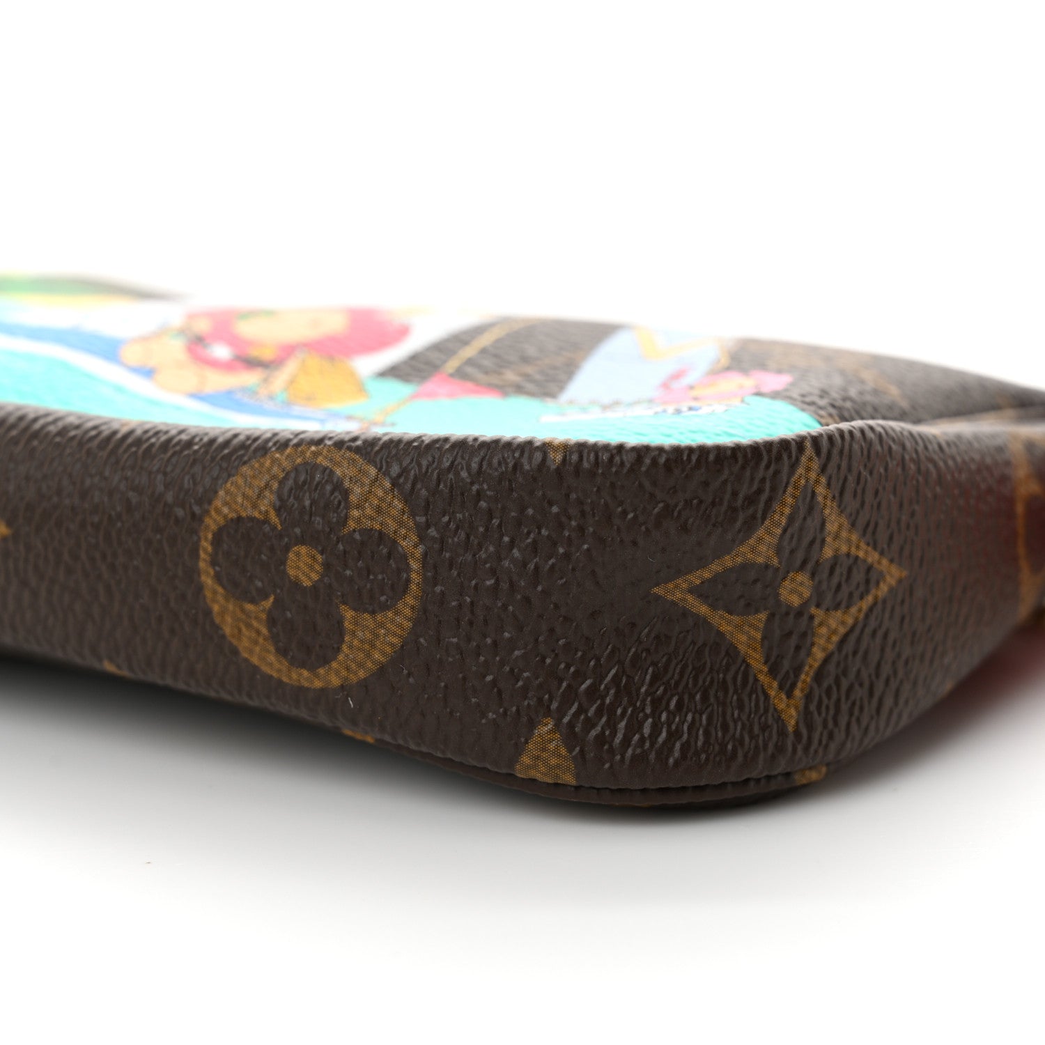Louis Vuitton Monogram 2023 Christmas Animation Sailing Pochette Accessories Dragon Fruit Pink 9 of 9