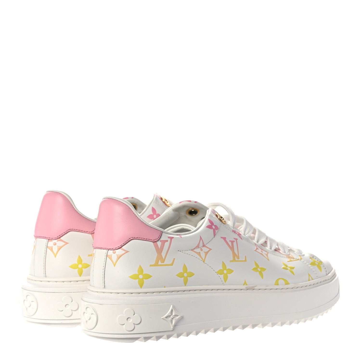 Louis Vuitton Monogram By The Pool Time Out Sneakers 38.5 Rose 4 of 8