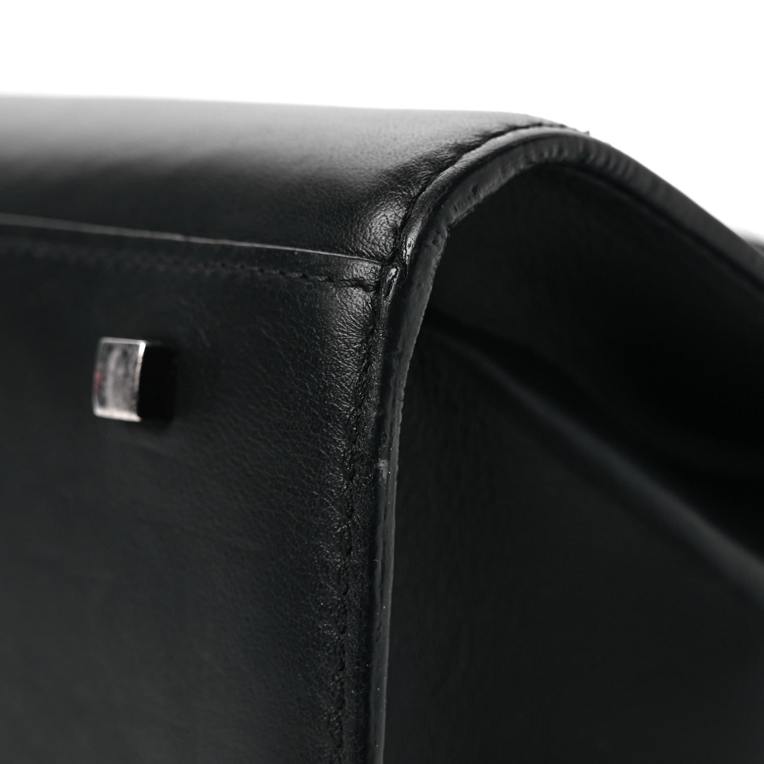 Delvaux Calfskin MM Tempete Satchel Black 11 of 14
