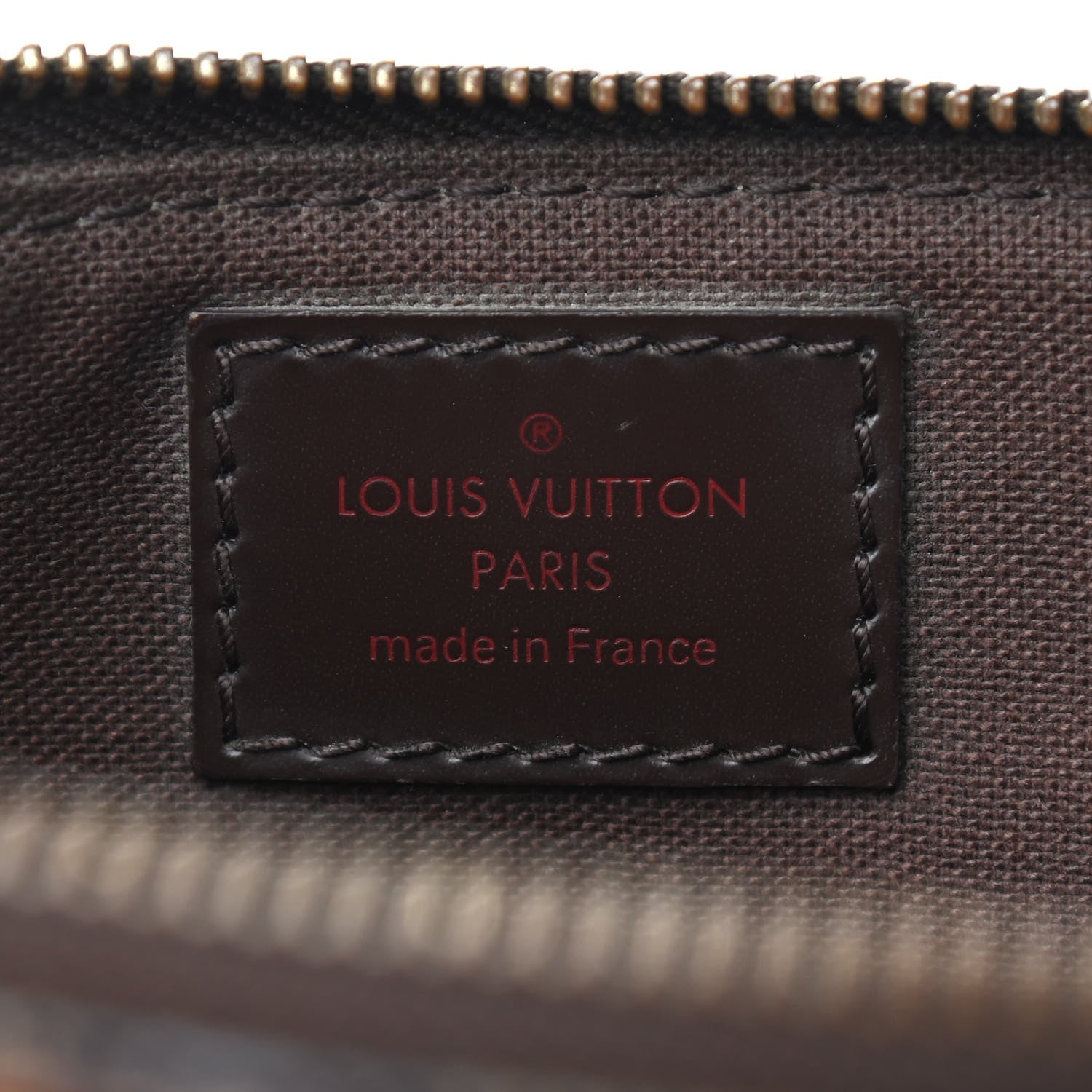 Louis Vuitton Damier Ebene Brooklyn Flat Pochette 6 of 9