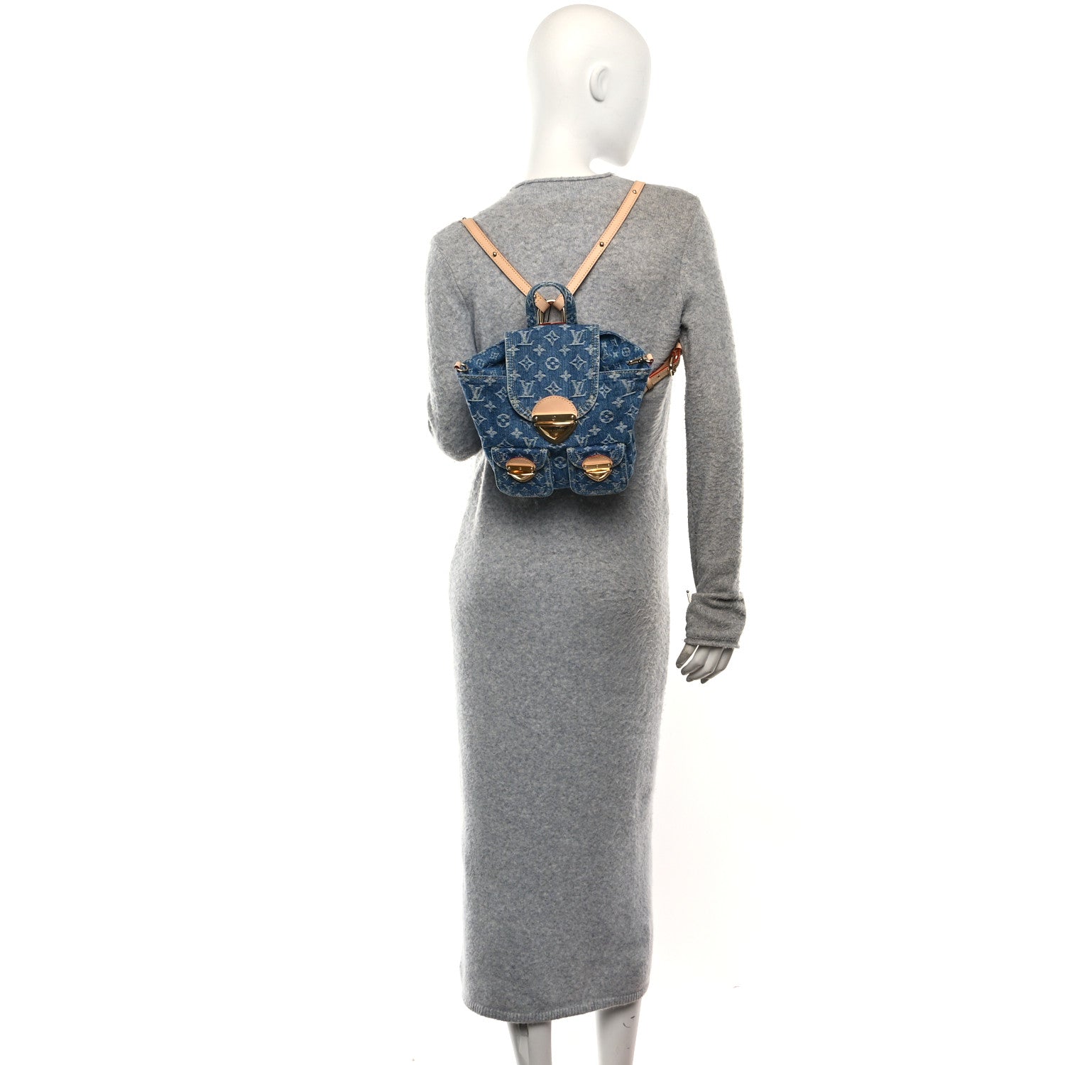 Louis Vuitton Denim Venice Backpack Blue 1907601 – FASHIONPHILE