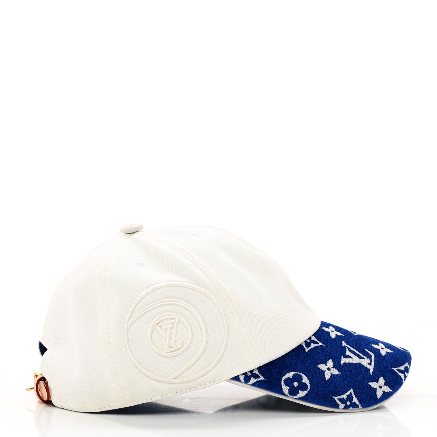 Cotton Monogram Jacquard LV Match Cap Blue