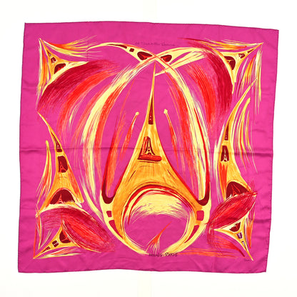 Hermes Silk Le Tour Eiffel S'Envole Scarf 90 1 of 5