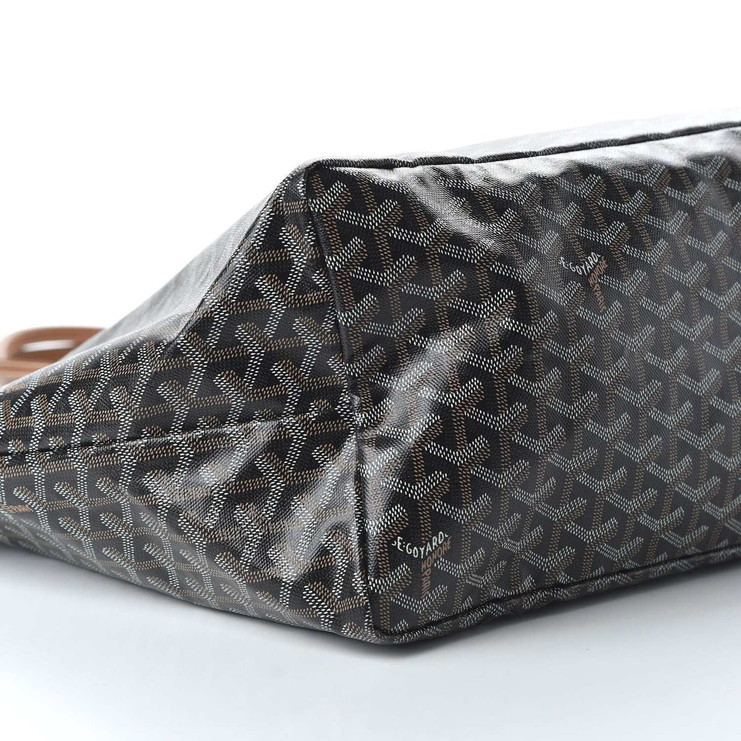 Goyard Goyardine Saint Louis GM Black Gold 6 of 8