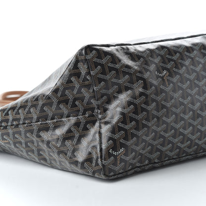 Goyard Goyardine Saint Louis GM Black Gold 6 of 8